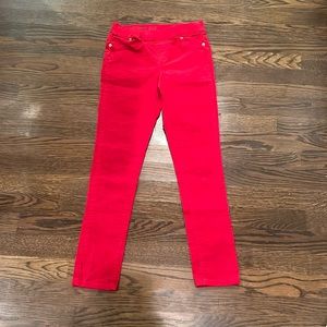 Vineyard Vines Girls Red Holiday Pants